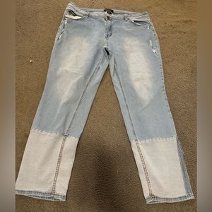 Light wash jeans